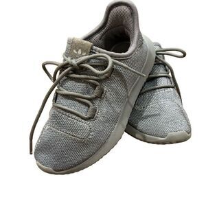 Adidas Tubulars Glitter Gray Tennis Shoe Sneakers Size 11